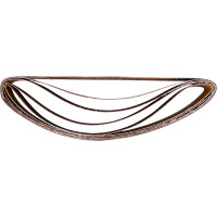BGS Diy 80822 Schleifband-Satz | für Bandschleifer | 75 x 533 mm | K 40 - 60 - 80 - 120 - 240 | 5 tlg.
