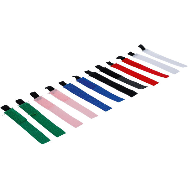 BGS Diy 80825 Klettband-Sortiment | 20 x 190 mm | 12-tlg.