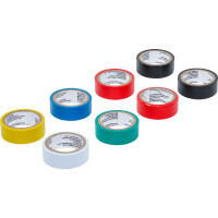 BGS Diy 80838 COLOR Multi-Klebeband Set | 18 mm x 3 m | 8-tlg.
