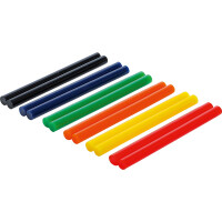 BGS Diy 80847 Heißklebe-Patronen | bunt | Ø 11 mm, 150 mm | 12-tlg.