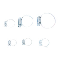 BGS Diy 80855 Schlauchklemmen-Sortiment | Ø 4 - 45 mm | 6-tlg.