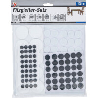 BGS Diy 80865 Filzgleiter-Satz | selbstklebend | 131-tlg.
