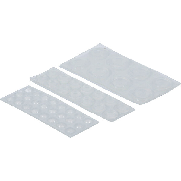 BGS Diy 80866 Elastikpuffer-Satz | transparent | 46-tlg.