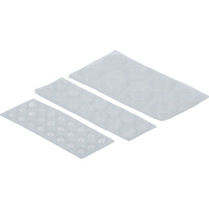 BGS Diy 80866 Elastikpuffer-Satz | transparent | 46-tlg.