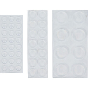 BGS Diy 80866 Elastikpuffer-Satz | transparent | 46-tlg.