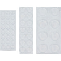 BGS Diy 80866 Elastikpuffer-Satz | transparent | 46-tlg.