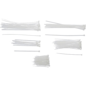 BGS 80874 Kabelbinder-Sortiment | weiß |...