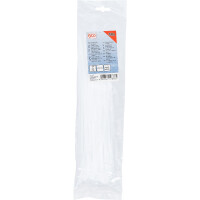 BGS 80876 Kabelbinder-Sortiment | weiß | 4,8 x 300 mm | 50-tlg.
