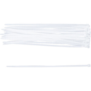 BGS 80878 Kabelbinder-Sortiment | weiß | 8,0 x 400...