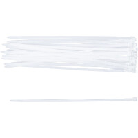 BGS 80878 Kabelbinder-Sortiment | weiß | 8,0 x 400 mm | 30-tlg.