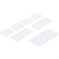 BGS Diy 80899 Dekorations-Clip-Sortiment | transparent | 20-tlg.