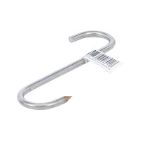 BGS Diy 80912 Fleischerhaken | Edelstahl | 120 mm