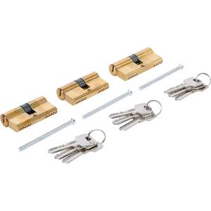 BGS Diy 8092 Messing-Schließzylinder-Satz |...