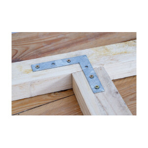 BGS Diy 80923 L-Winkel | 100 x 100 x 15 mm | 4-tlg.