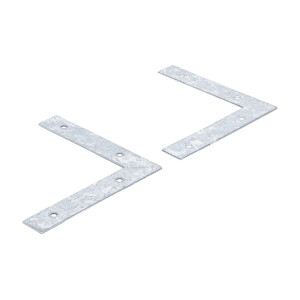 BGS Diy 80925 L-Winkel | 150 x 150 x 25 mm | 2-tlg.