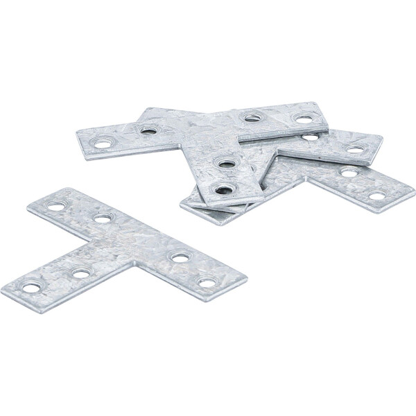 BGS Diy 80927 T-Winkel | 70 x 50 x 16 mm | 4-tlg.