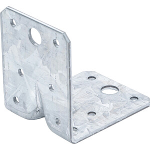 BGS Diy 80937 Winkelverbinder | mit Sicke | 70 x 70 x 55 x 2,5 mm