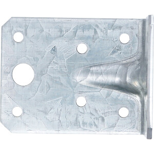 BGS Diy 80937 Winkelverbinder | mit Sicke | 70 x 70 x 55 x 2,5 mm