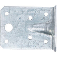 BGS Diy 80937 Winkelverbinder | mit Sicke | 70 x 70 x 55 x 2,5 mm