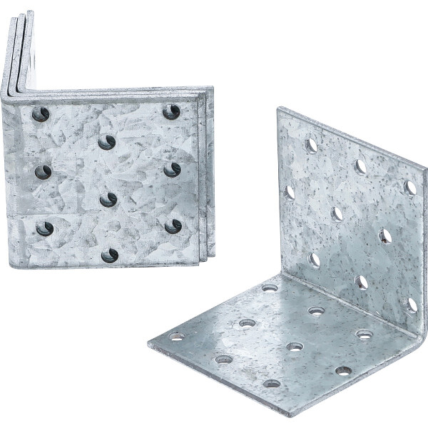 BGS Diy 80938 Winkelverbinder | 60 x 60 x 60 mm | 4-tlg.