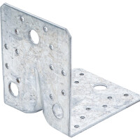 BGS Diy 80941 Winkelverbinder | mit Sicke |105 x 105 x 90 x 3 mm