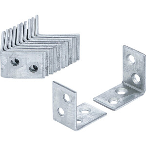BGS Diy 80943 Stuhlwinkel | 25 x 25 x 15 mm | 12-tlg.