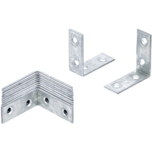 BGS Diy 80944 Stuhlwinkel | 40 x 40 x 15 mm | 12-tlg.