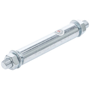 BGS Diy 80949 Achsen-Satz für Schubkarrenrad | Ø 20 mm