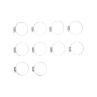 BGS 8095-40x60 Schlauchklemmen | rostfrei | 40 x 60 mm | 10-tlg.