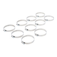 BGS 8095-60x80 Schlauchklemmen | rostfrei | 60 x 80 mm | 10-tlg.