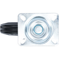 BGS Diy 80957 Lenkrolle | mit Anschraubsockel | Ø 125 mm