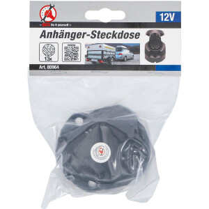 BGS Diy 80964 Anhänger-Steckdose / Buchse | 13-polig