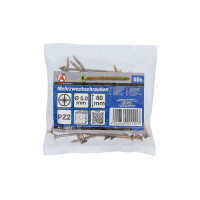 BGS Diy 80973 Mehrzweckschrauben | Kreuzschlitz PZ2 | 5,0 x 80 mm | 50 Stück