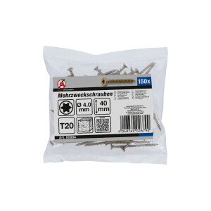 BGS Diy 80994 Mehrzweckschrauben | T-Profil (für...