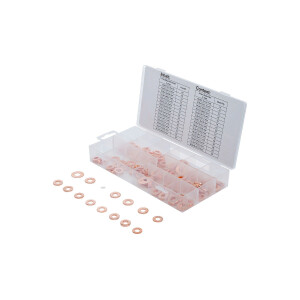 BGS 8120 Einspritzdüsen-Kupferring-Sortiment | 150-tlg.