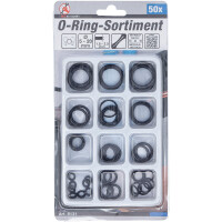 BGS Diy 8131 O-Ring-Sortiment | Ø 5 - 20 mm | 50-tlg.