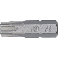 BGS 8165 Bit | Länge 30 mm | Antrieb Außensechskant 8 mm (5/16") | T-Profil (für Torx) T45