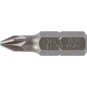 BGS 8170 Bit | Länge 25 mm | Antrieb Außensechskant 6,3 mm (1/4") | Kreuzschlitz PZ1