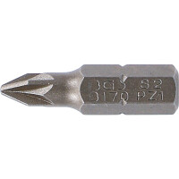 BGS 8170 Bit | Länge 25 mm | Antrieb Außensechskant 6,3 mm (1/4") | Kreuzschlitz PZ1