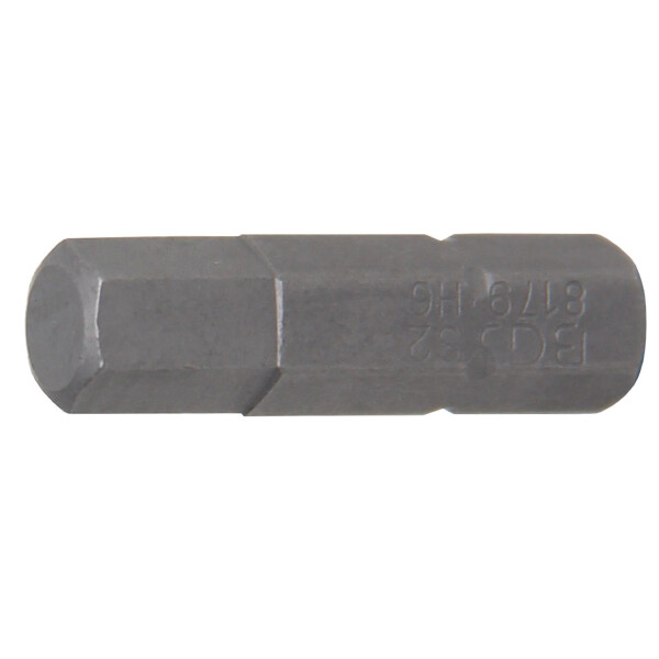BGS 8179 Bit | Länge 25 mm | Antrieb Außensechskant 6,3 mm (1/4") | Innensechskant 6 mm