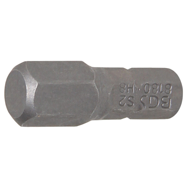 BGS 8180 Bit | Länge 25 mm | Antrieb Außensechskant 6,3 mm (1/4") | Innensechskant 8 mm
