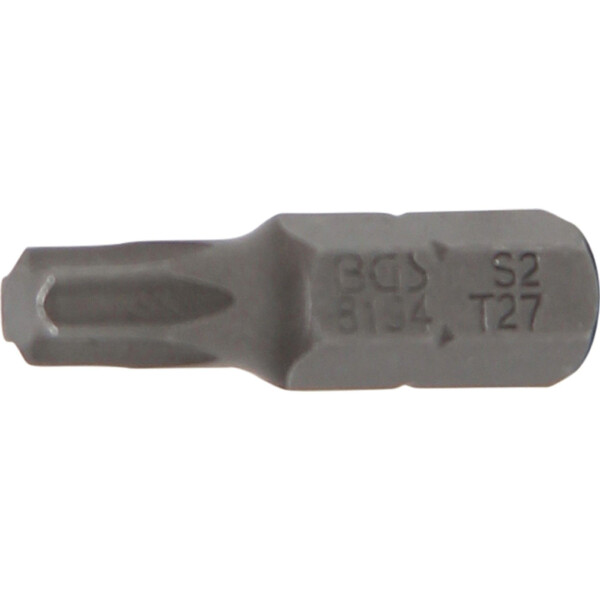 BGS 8194 Bit | Länge 25 mm | Antrieb Außensechskant 6,3 mm (1/4") | T-Profil (für Torx) T27