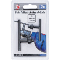 BGS Diy 8212 Bohrfutterschlüssel-Satz | Ø 10 / 13 mm | 2-tlg.