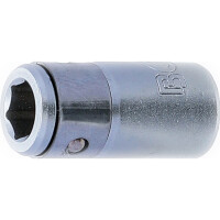 BGS 8213 Bit-Adapter mit Haltekugel | Innenvierkant 6,3 mm (1/4") | Innensechskant 6,3 mm (1/4")