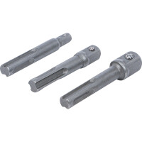 BGS 8214 Adapter-Satz | SDS - Außenvierkant 6,3 mm (1/4"), 10 mm (3/8"), 12,5 mm (1/2") | 3-tlg.