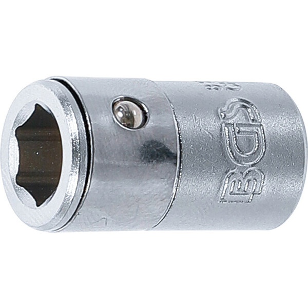 BGS 8251 Bit-Adapter mit Haltekugel | Innenvierkant 6,3 mm (1/4") | Innensechskant 8 mm (5/16")