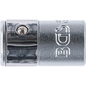 BGS 8251 Bit-Adapter mit Haltekugel | Innenvierkant 6,3 mm (1/4") | Innensechskant 8 mm (5/16")