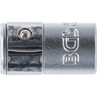 BGS 8251 Bit-Adapter mit Haltekugel | Innenvierkant 6,3 mm (1/4") | Innensechskant 8 mm (5/16")