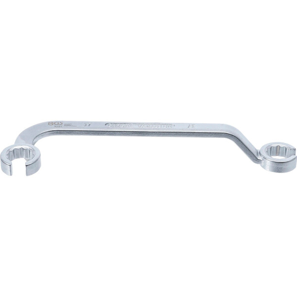 BGS 8291 Doppel-Ringschlüssel, offen | für Diesel-Einspritzleitungen | SW 17 mm