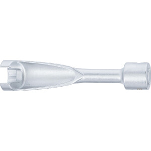 BGS 8434 Spezial-Schlüssel für Einspritzleitungen | für BMW, Opel 2.5TD, Mercedes-Benz | Antrieb 12,5 mm (1/2") | SW 17 mm